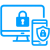 Icono Protección de usuarios, endpoints y datos